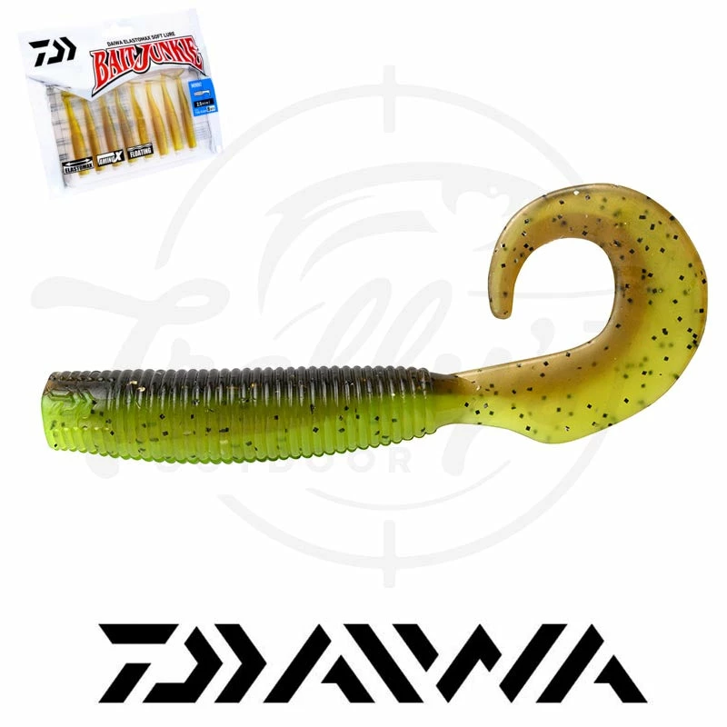 Brand new β Daiwa Bait Junkie Grub 4in π 6 Daiwa Bait Junkie Grub 4in