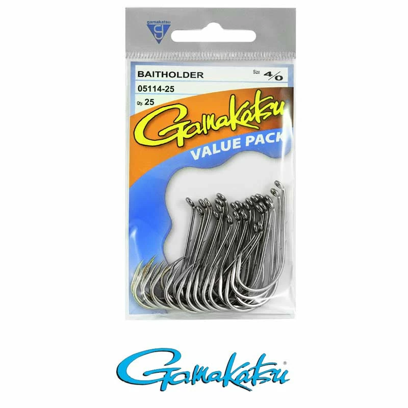 Budget π₯° Gamakatsu Baitholder Fishing Hooks β¨ 2 Gamakatsu Baitholder Fishing Hooks