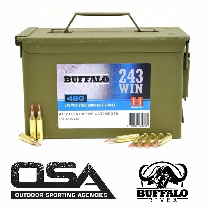 Budget π OSA Buffalo River 243 87gr V-Max π― 1 OSA Buffalo River 243 87gr V-Max