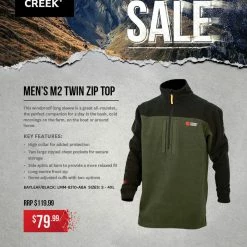 Stoney Creek M2 Twin Zip Top Apparel