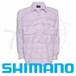 Shimano Ladies 8 Lilac Vented Fishing Shirt Apparel