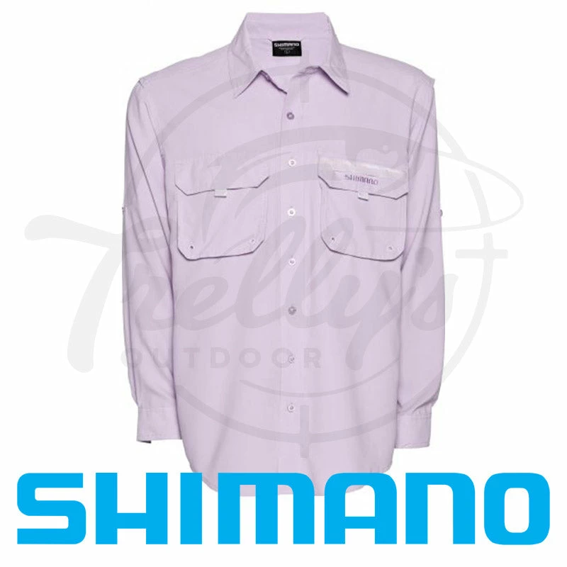 Cheap ๐ Shimano Ladies 8 Lilac Vented Fishing ๐ Shirt Apparel ๐ 1 Shimano Ladies 8 Lilac Vented Fishing Shirt Apparel