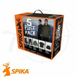 Spika Mens 5 Piece Pack Apparel