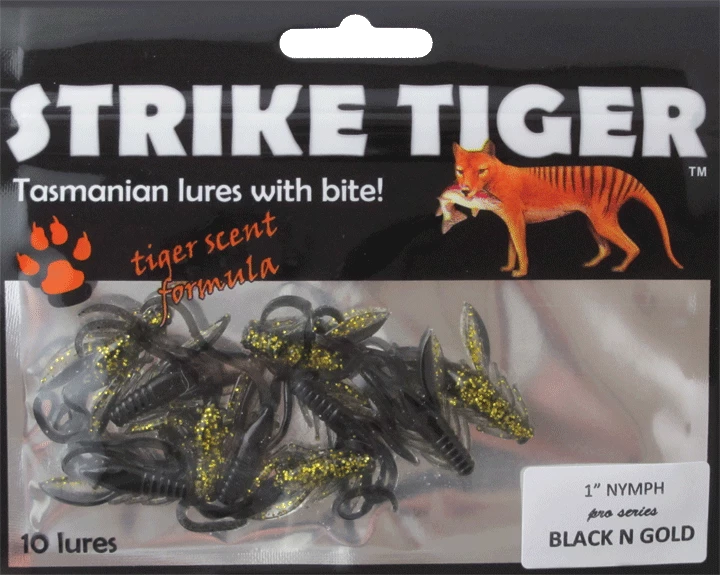 Brand new π Strike Tiger Nymph Soft Plastic Fishing Lure π 1 Strike Tiger Nymph Soft Plastic Fishing Lure