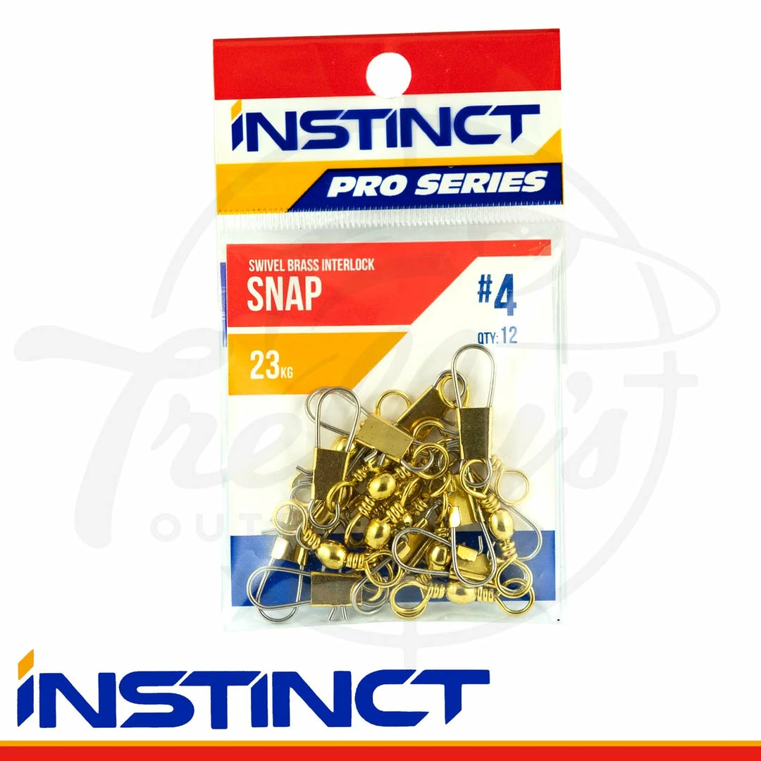 Best reviews of π Instinct Pro Brass Interlock Snap Fishing Swivel Fishing Terminal Tackle π 1 Instinct Pro Brass Interlock Snap Fishing Swivel Fishing Terminal Tackle